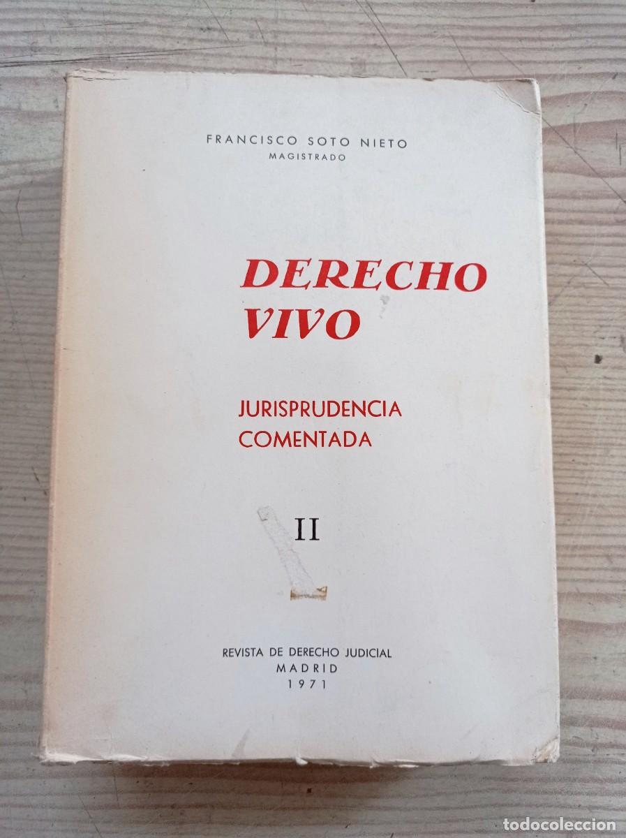Second hand books: Derecho Vivo II - Jurisprudencia Comentada - Revista De Derecho Judicial - 1971