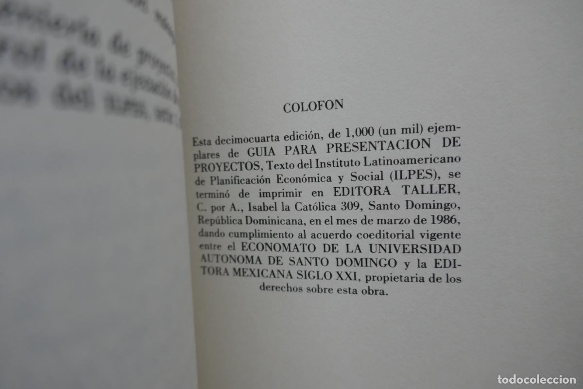 Libros de segunda mano: GU&Iacute;A PARA LA PRESENTACI&Oacute;N DE PROYECTOS - ILPES - Foto 21