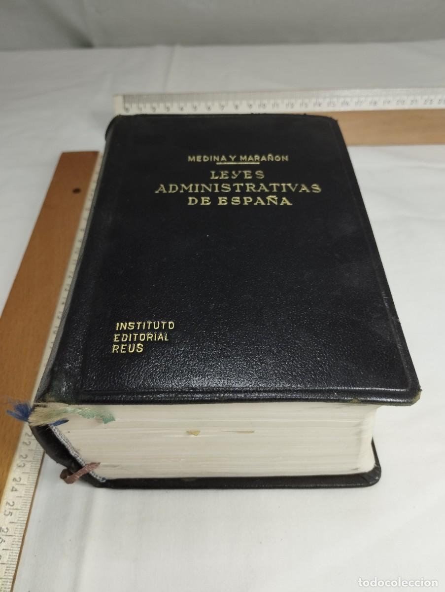 Second hand books: Leyes administrativas de Espa&ntilde;a. Tomo I. Medina y Mara&ntilde;&oacute;n.1957