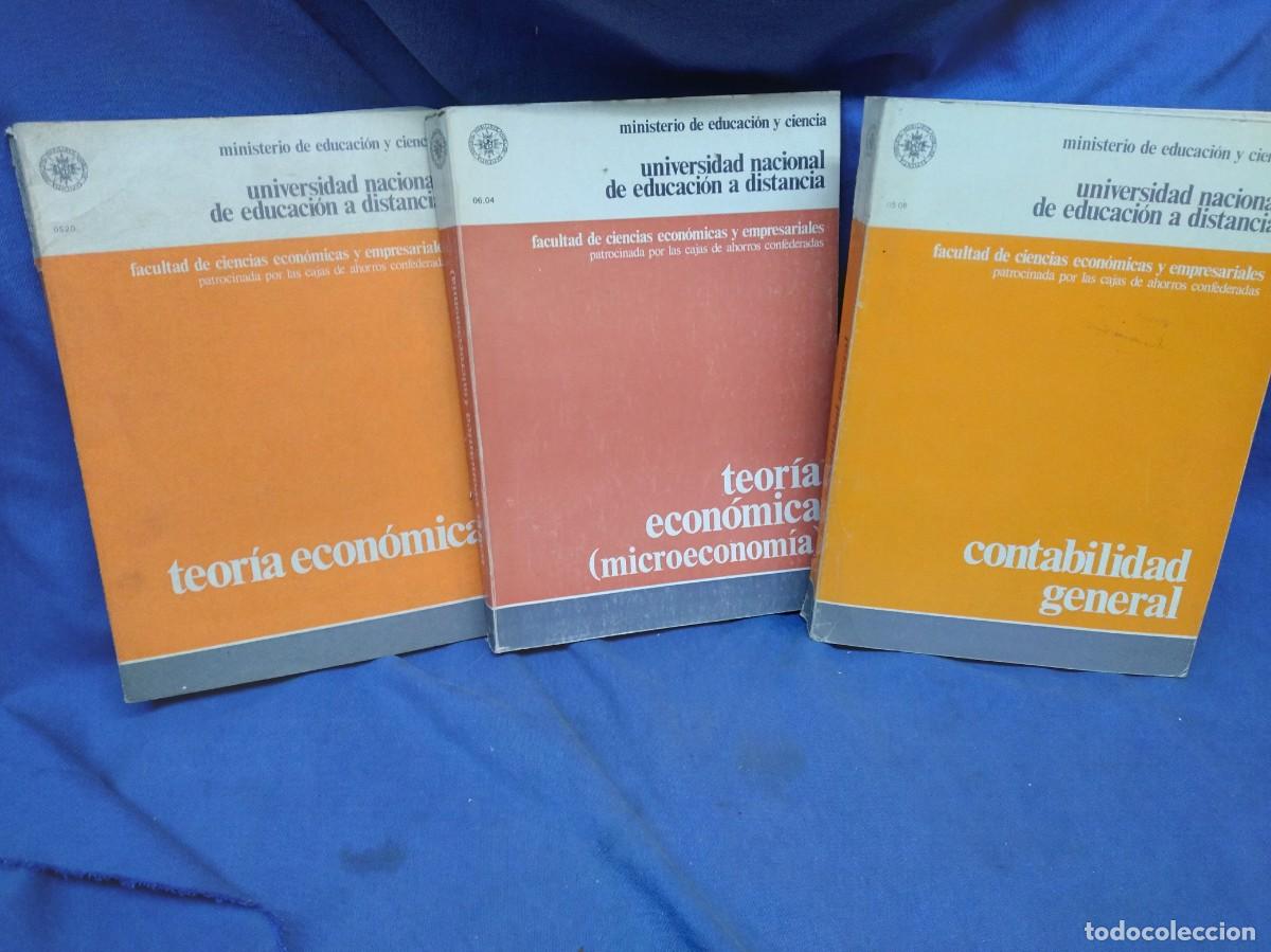 Gebrauchte B&uuml;cher: UNIVERSIDAD A DISTANCIA 1974 - CONTABILIDAD, TEORIA ECONOMICA y TEORIA ECONOMICA (MICROECOMIA) 3 TOM