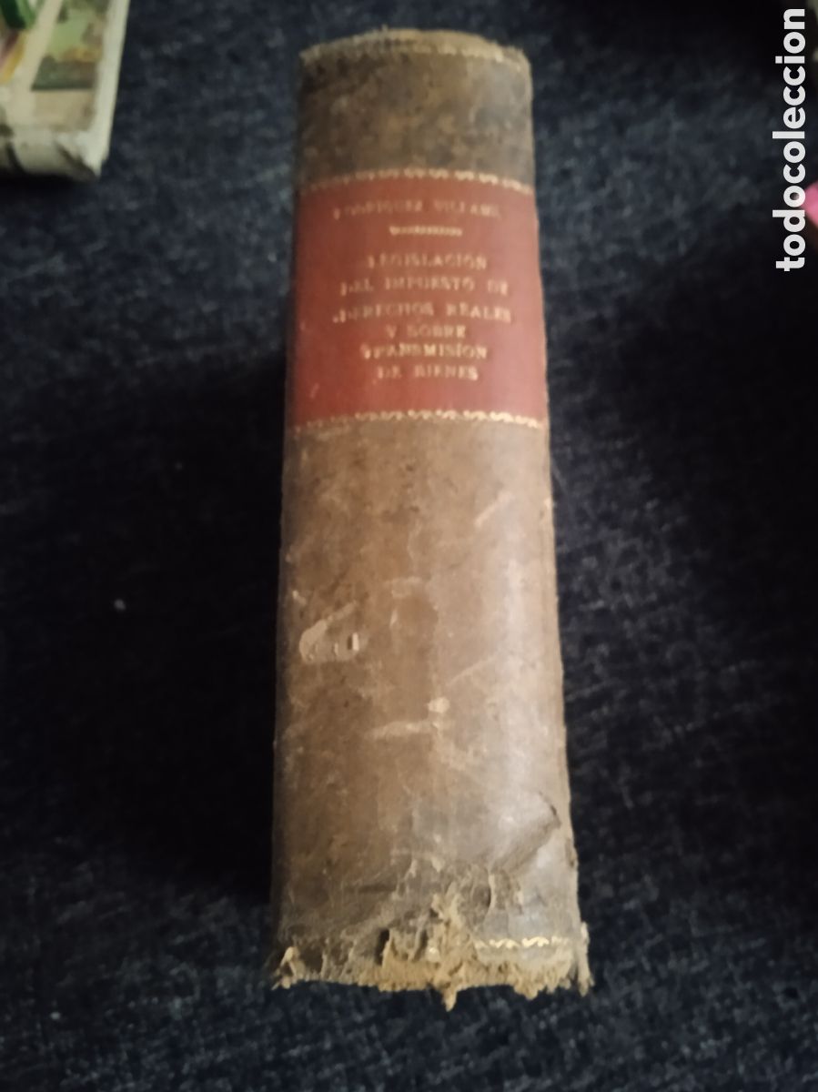 Libri di seconda mano: LEGISLACI&Oacute;N DEL IMPUESTO DE DERECHOS REALES Y SOBRE TRANSMISI&Oacute;N DE BIENES./ RODRIGUEZ-VILLAMIL 1948