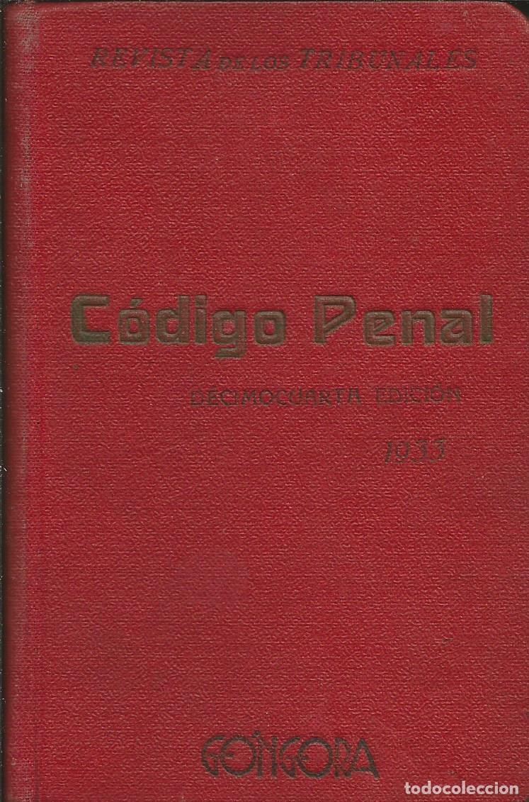Libros de segunda mano: C&oacute;digo Penal. An&oacute;nimo - Foto 1