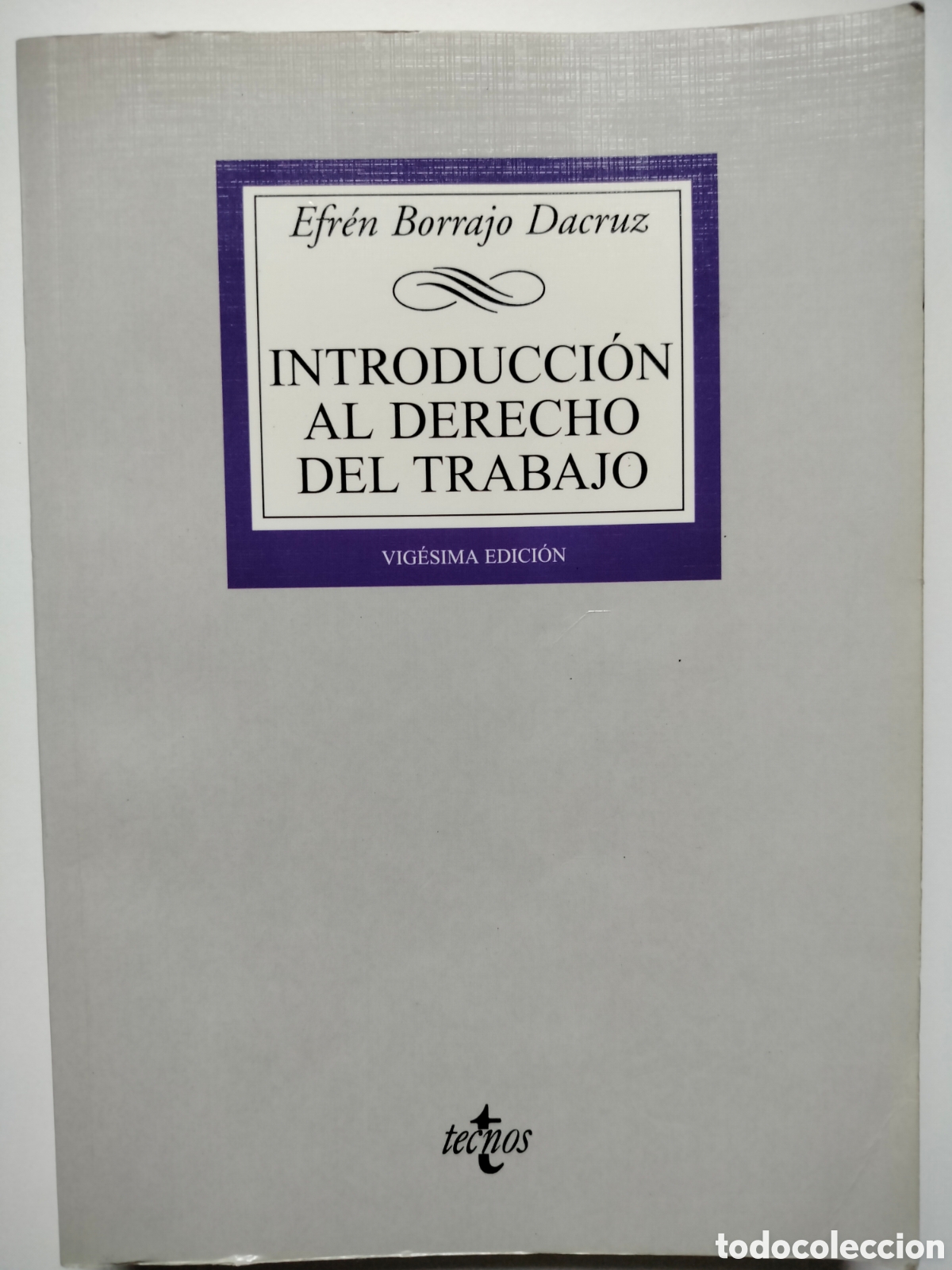 Libros de segunda mano: Introducci&oacute;n al Derecho del Trabajo - Foto 1