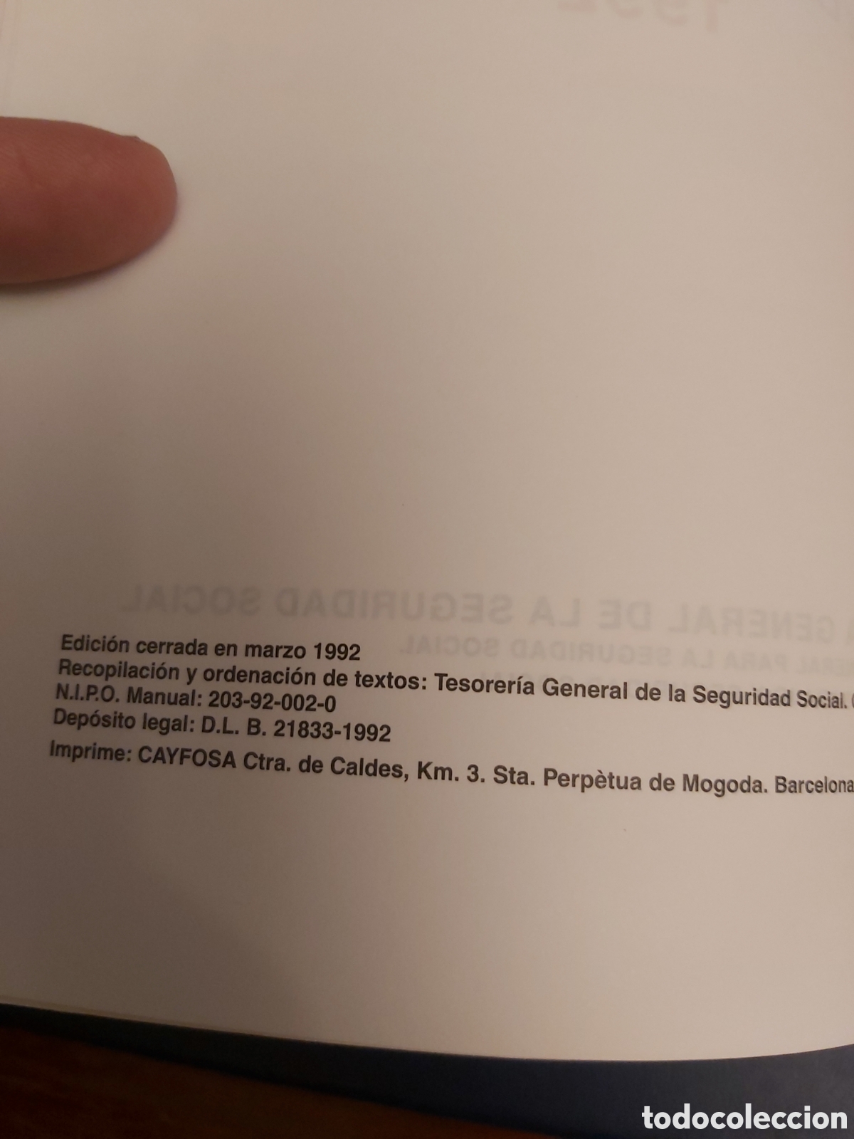 Libros de segunda mano: MANUAL PR&Aacute;CTICO DE COTIZACI&Oacute;N 1992 # TGSS - Foto 4
