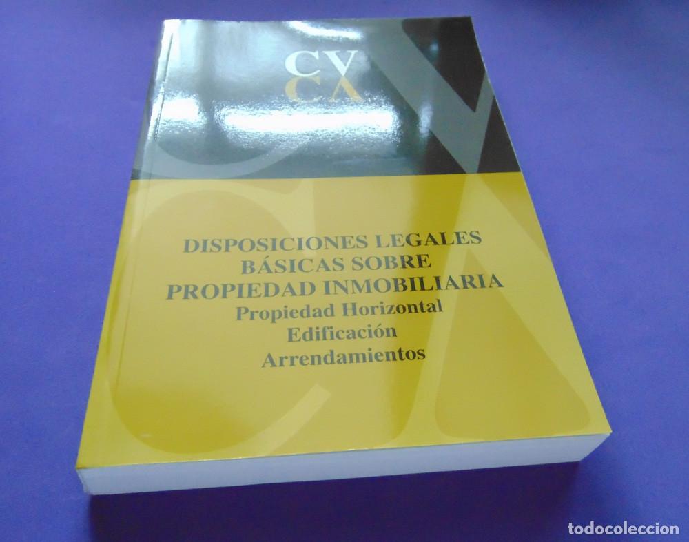 Libros de segunda mano: DISPOSICIONES LEGALES BASICAS SOBRE PROPIEDAD INMOBILIARIA, P. HORIZONTAL, EDIFICACI&Oacute;N ARRENTAMIENTO - Foto 2