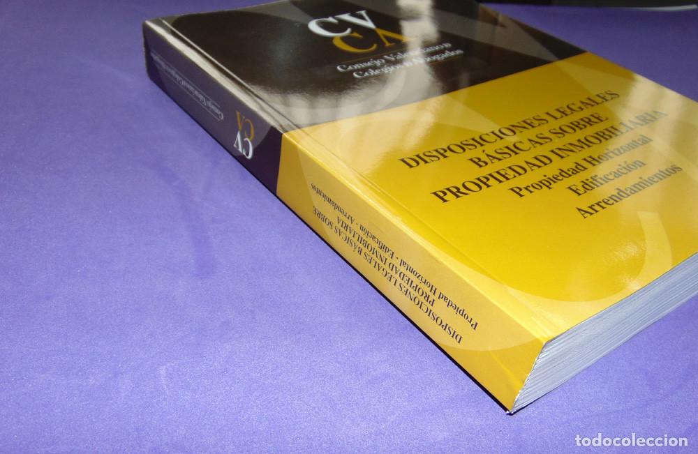 Libros de segunda mano: DISPOSICIONES LEGALES BASICAS SOBRE PROPIEDAD INMOBILIARIA, P. HORIZONTAL, EDIFICACI&Oacute;N ARRENTAMIENTO - Foto 3