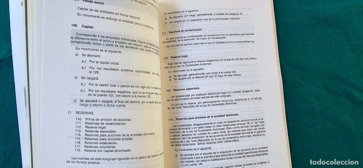Libros de segunda mano: LIBRO PLAN GENERAL DE CONTABILIDAD (1990) ERNST & YOUNG - Foto 3