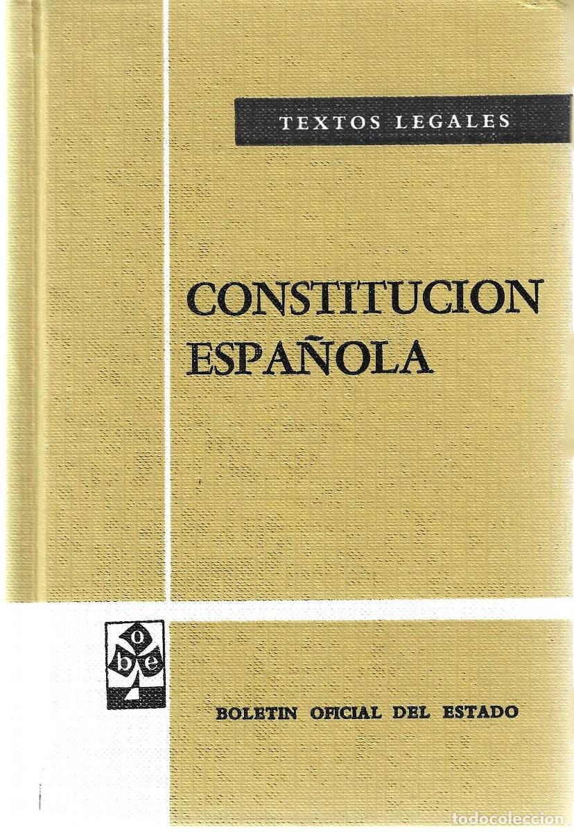Libros de segunda mano: CONSTITUCI&Oacute;N ESPA&Ntilde;OLA TEXTOS LEGALES - Foto 1