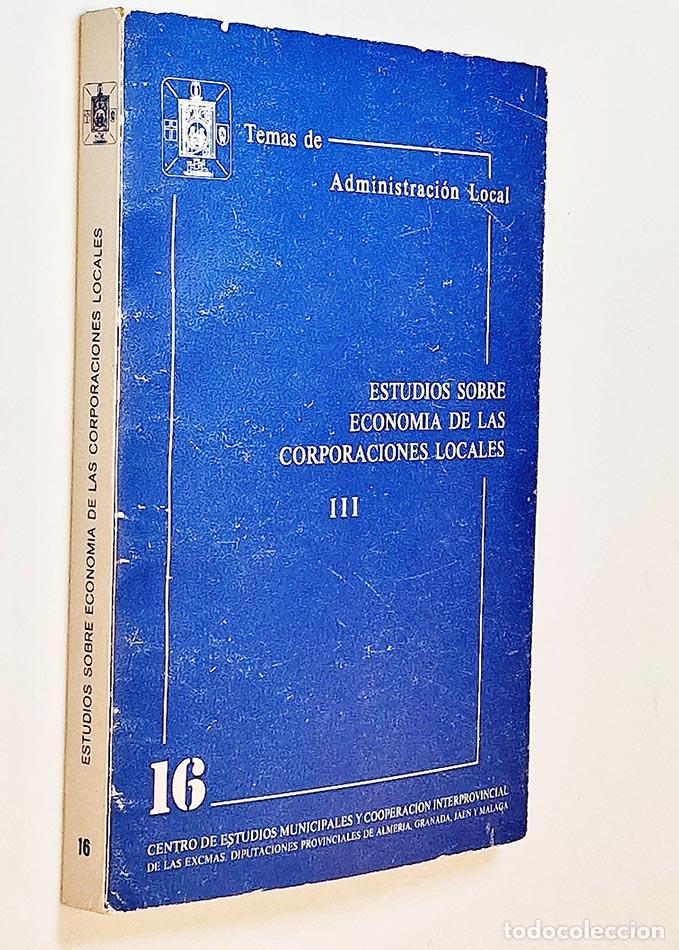 Gebrauchte B&uuml;cher: ESTUDIOS SOBRE ECONOM&Iacute;A DE LAS CORPORACIONES LOCALES III