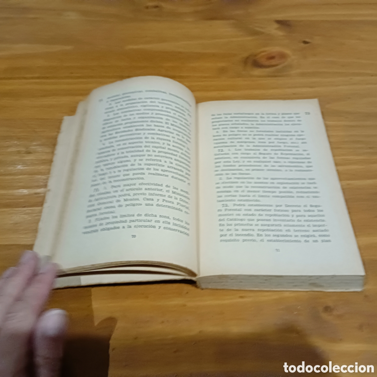 Libros de segunda mano: Textos legales. Ley y reglamento de montes - Foto 3