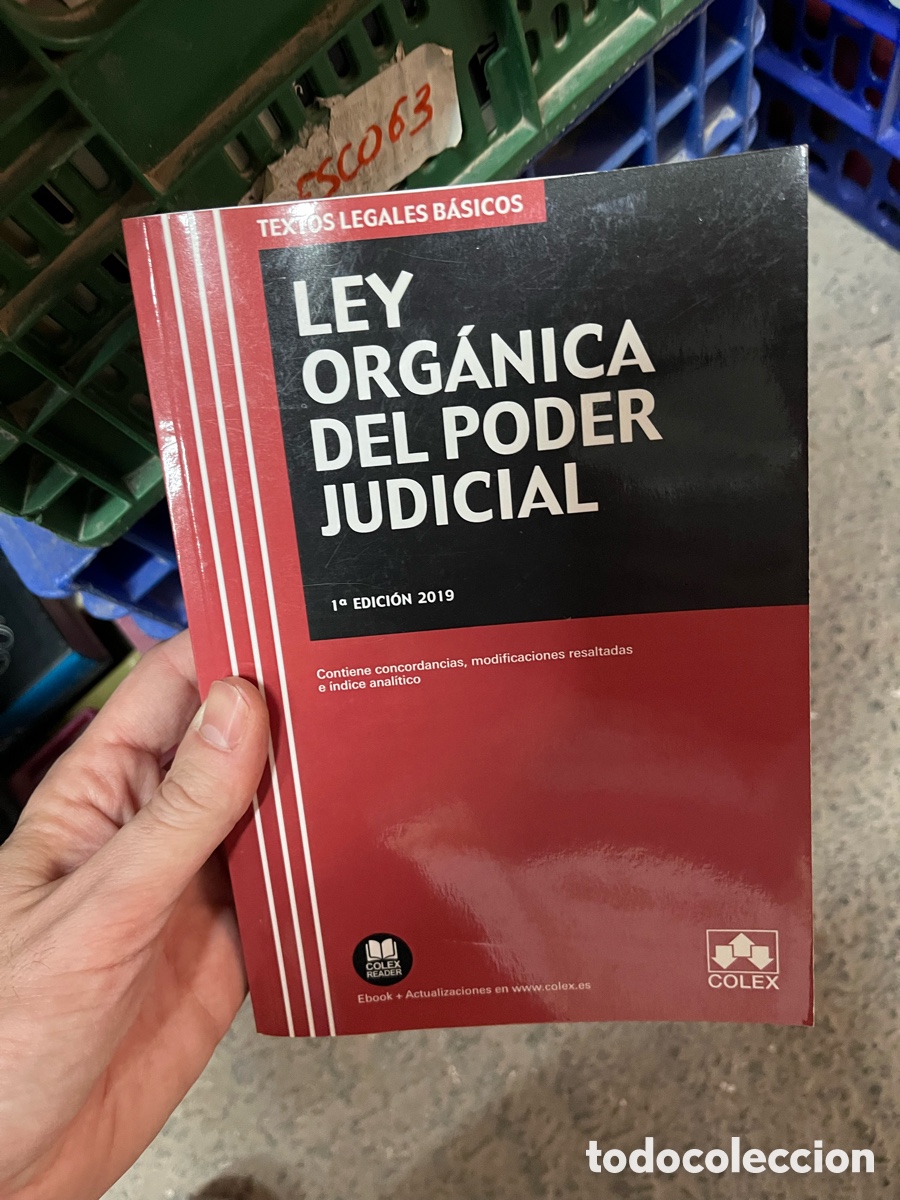 Libros de segunda mano: Esco23 LEY ORG&Aacute;NICA DEL PODER JUDICIAL 1&ordf; EDICI&Oacute;N 2019 - Foto 1