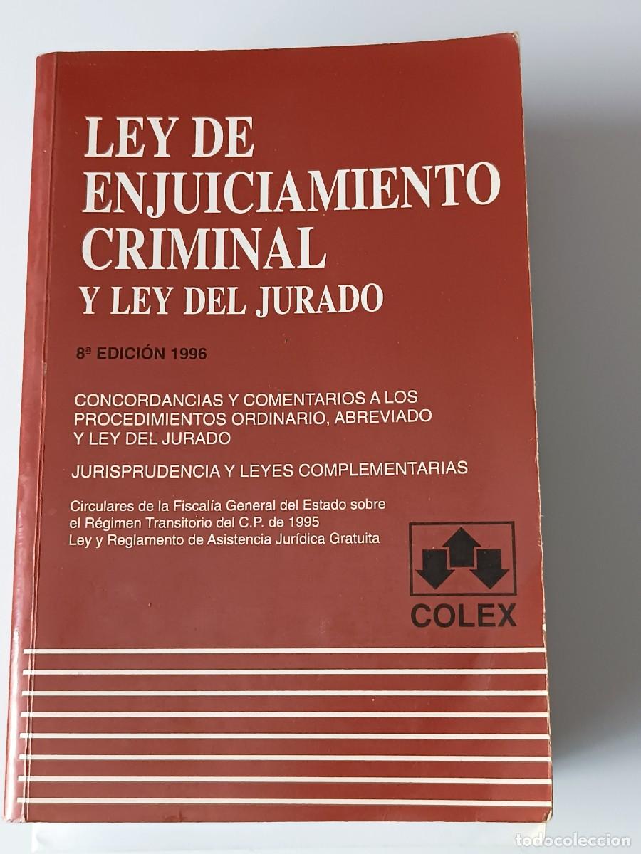 Second hand books: LEY DE ENJUICIAMIENTO CRIMINAL Y LA LEY DEL JURADO