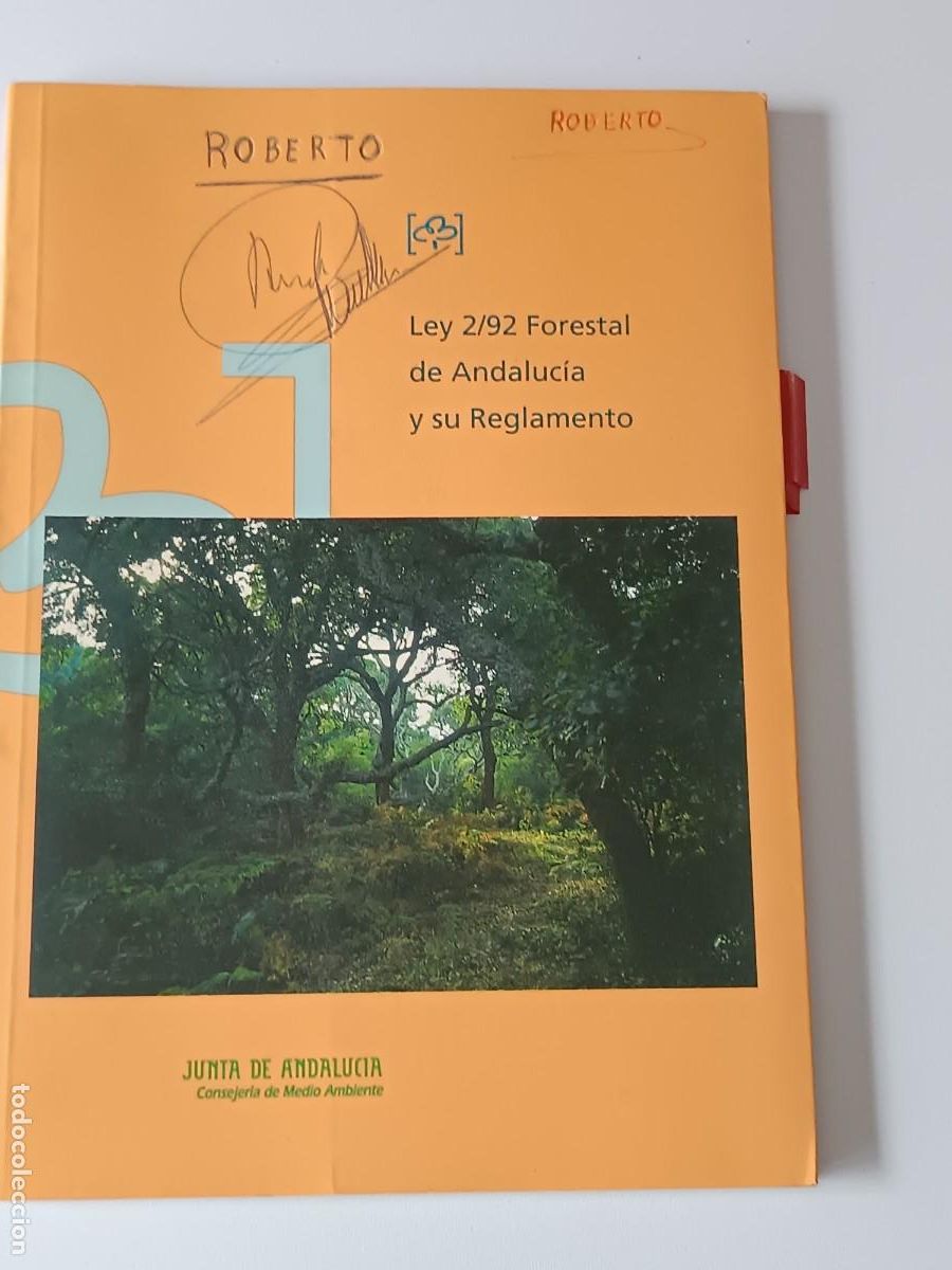 Second hand books: LEY FORESTAL DE ANDALUCIA VER FOTO