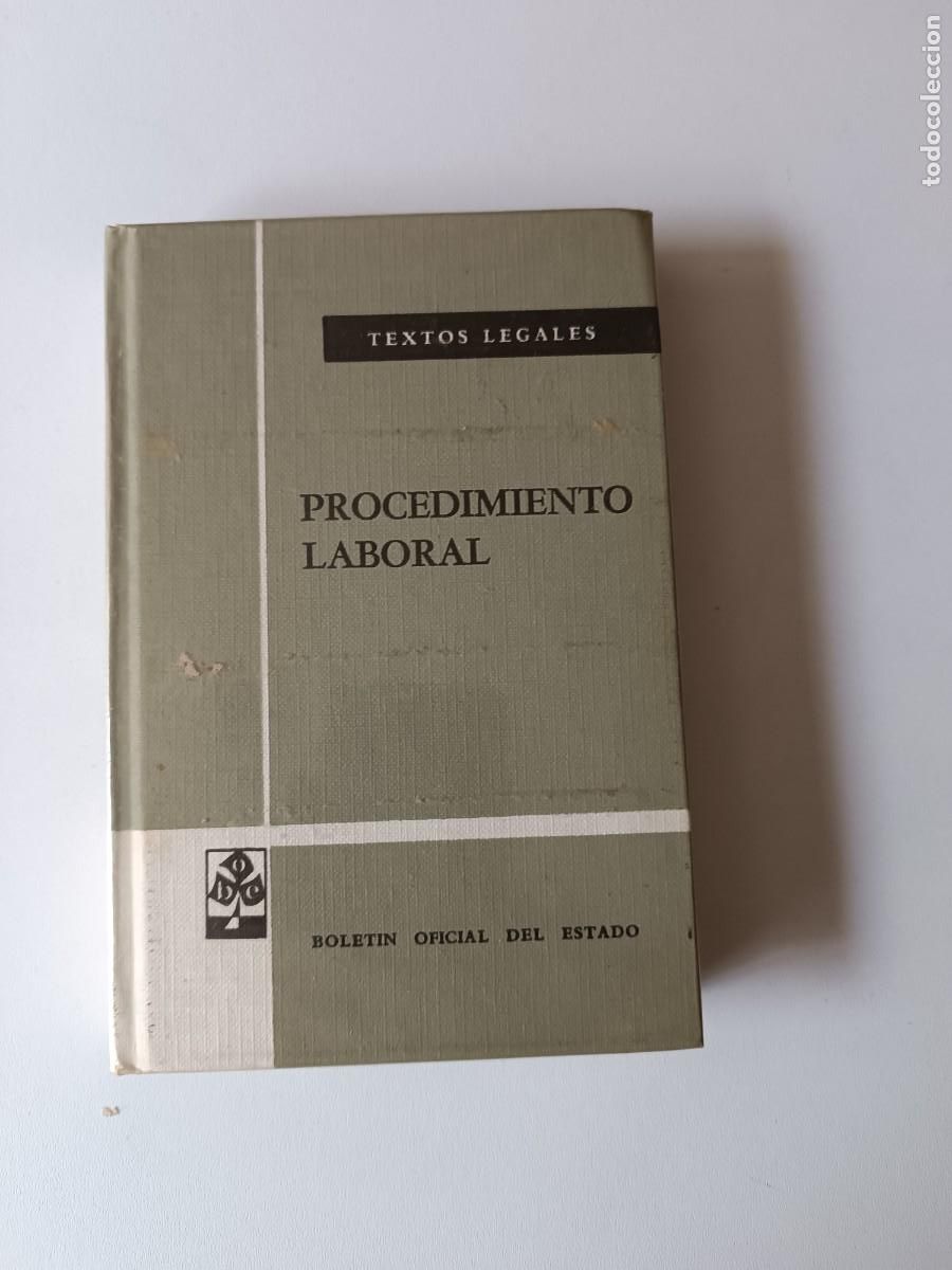 Second hand books: PROCEDIMIENTO LABORAL VER FOTO