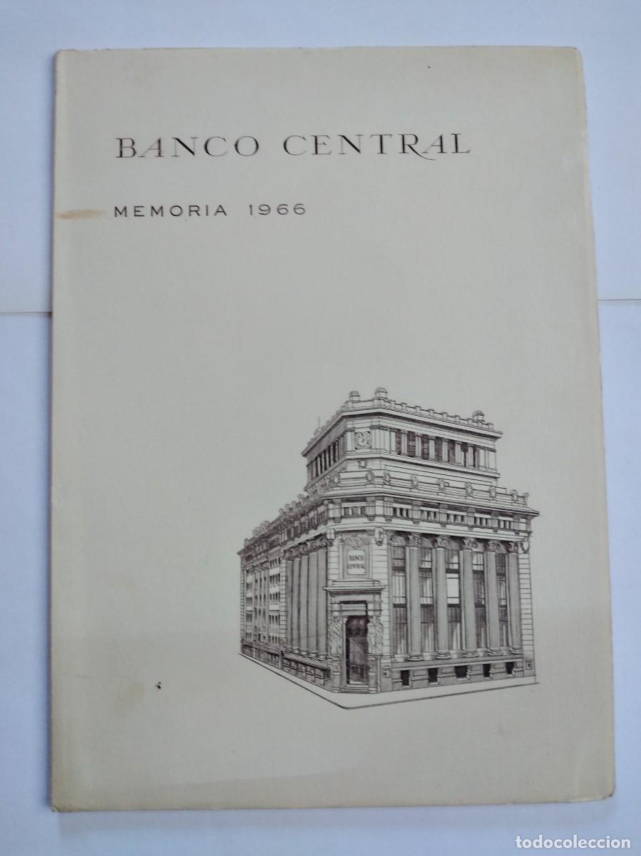 Libros de segunda mano: BANCO CENTRAL MEMORIA DEL EJERCICIO A&Ntilde;O DE 1966 - Foto 1