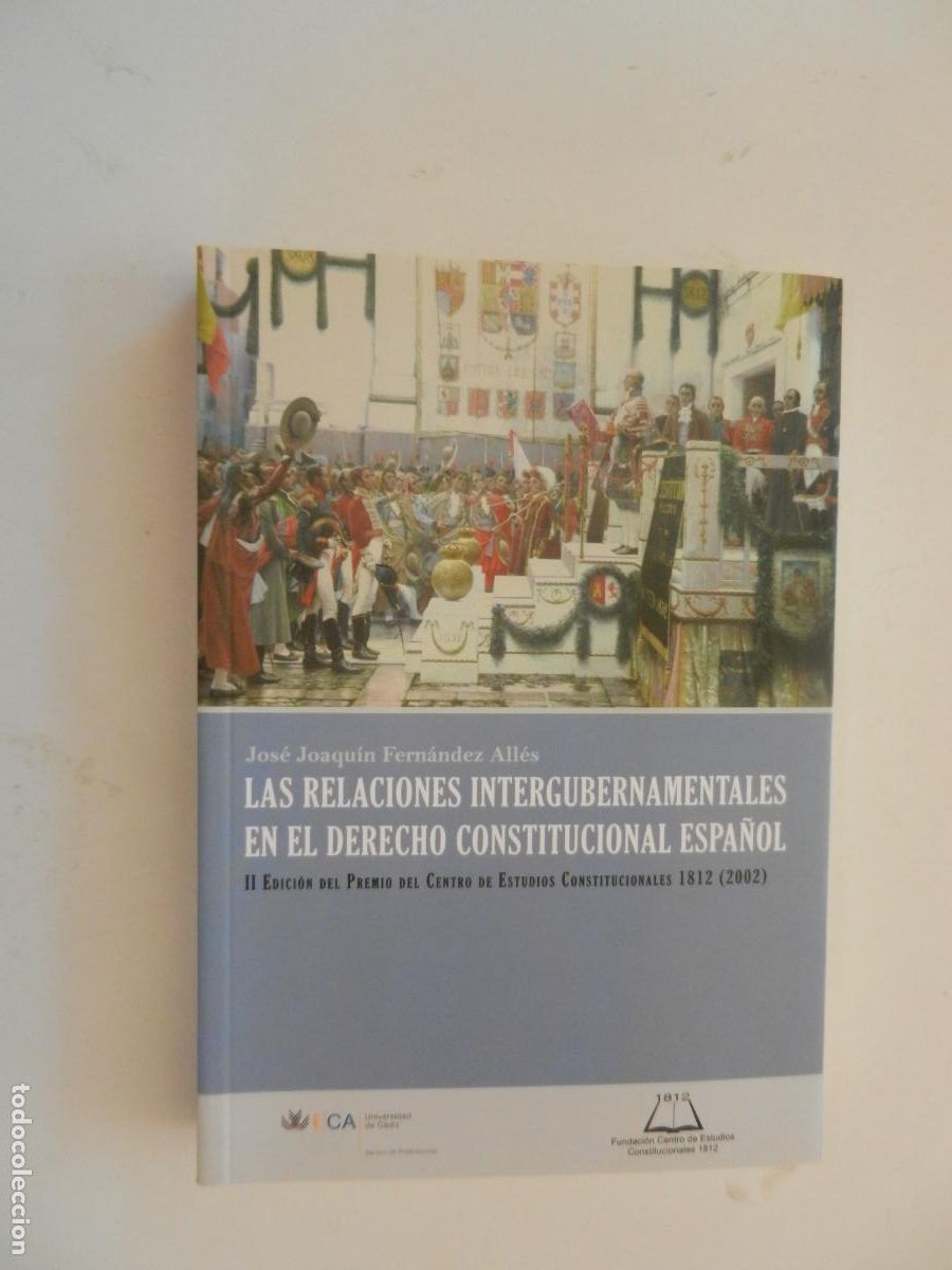 Gebrauchte B&uuml;cher: LAS RELACIONES INTERGUBERNAMENTALES EL EL DERECHO CONSTITUCIONAL ESPA&Ntilde;OL-JOS&Eacute; J. FERN&Aacute;NDEZ ALL&Eacute;S-UCA
