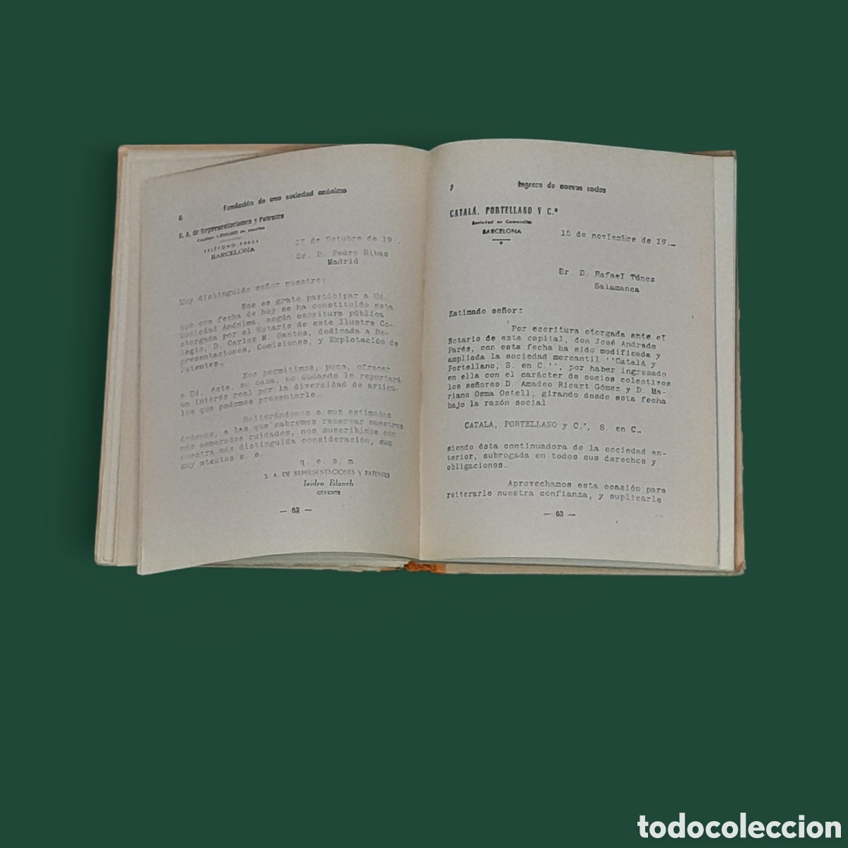 Libros de segunda mano: Libro antiguo Correspondencia mercantil. - Foto 3