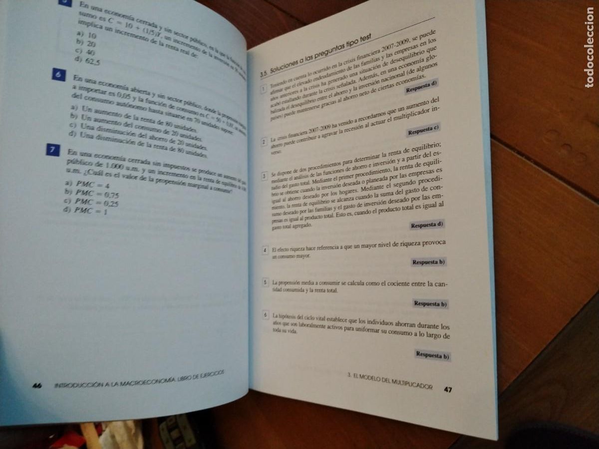 Libros de segunda mano: Introducci&oacute;n a la macroeconom&iacute;a -ejercicios-cuarta edici&oacute;n - - Foto 5