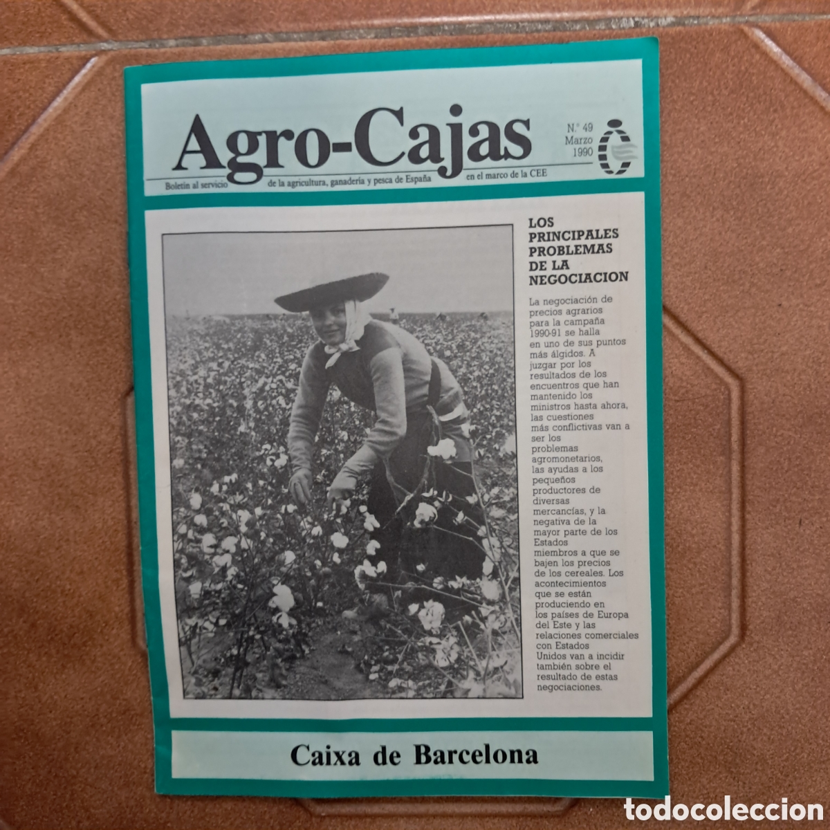 Gebrauchte B&uuml;cher: AGRO-CAJAS Bolet&iacute;n al servicio de la agricultura, ganader&iacute;a y pesca de Espa&ntilde;a n&ordm; 49 marzo 1990