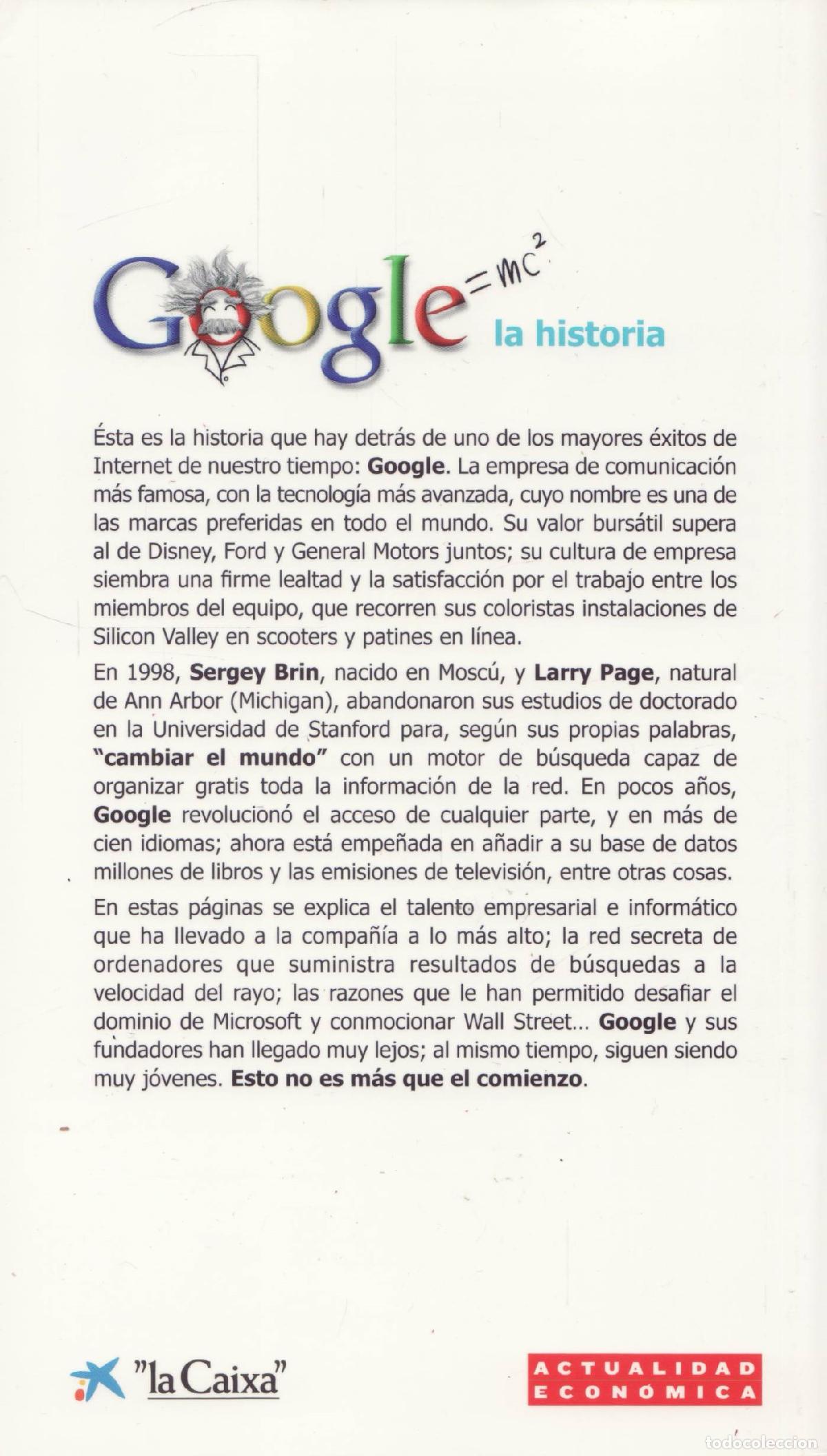 Libros de segunda mano: La historia de Google - A. Vise, David - Foto 2