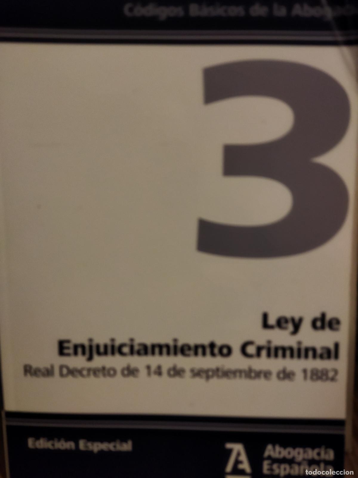 Second hand books: 3 ley de enjuiciamiento criminal
