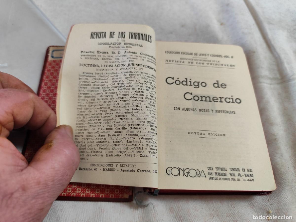 Libros de segunda mano: CODIGO DE COMERCIO, GONGORA / NOVENA EDICION / SUX 10 - Foto 4