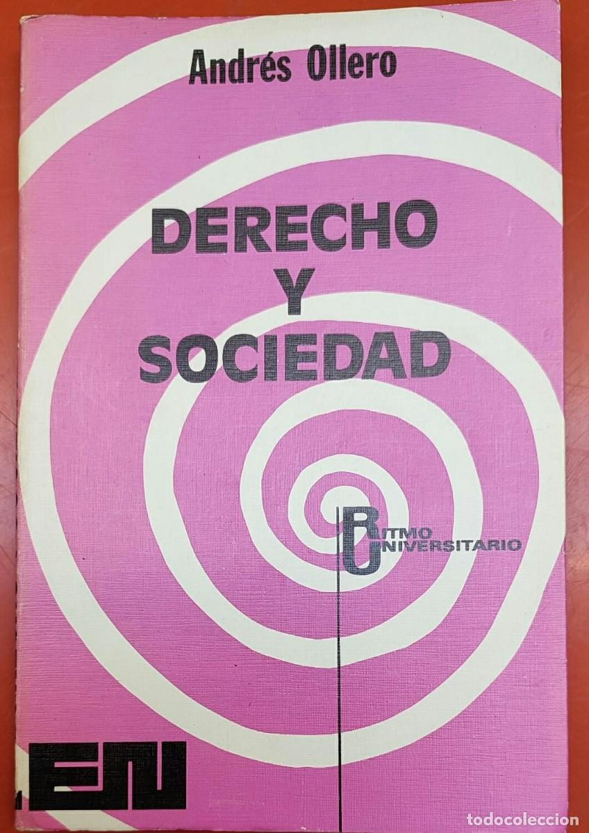 Libros de segunda mano: Libro Derecho y sociedad - Foto 1