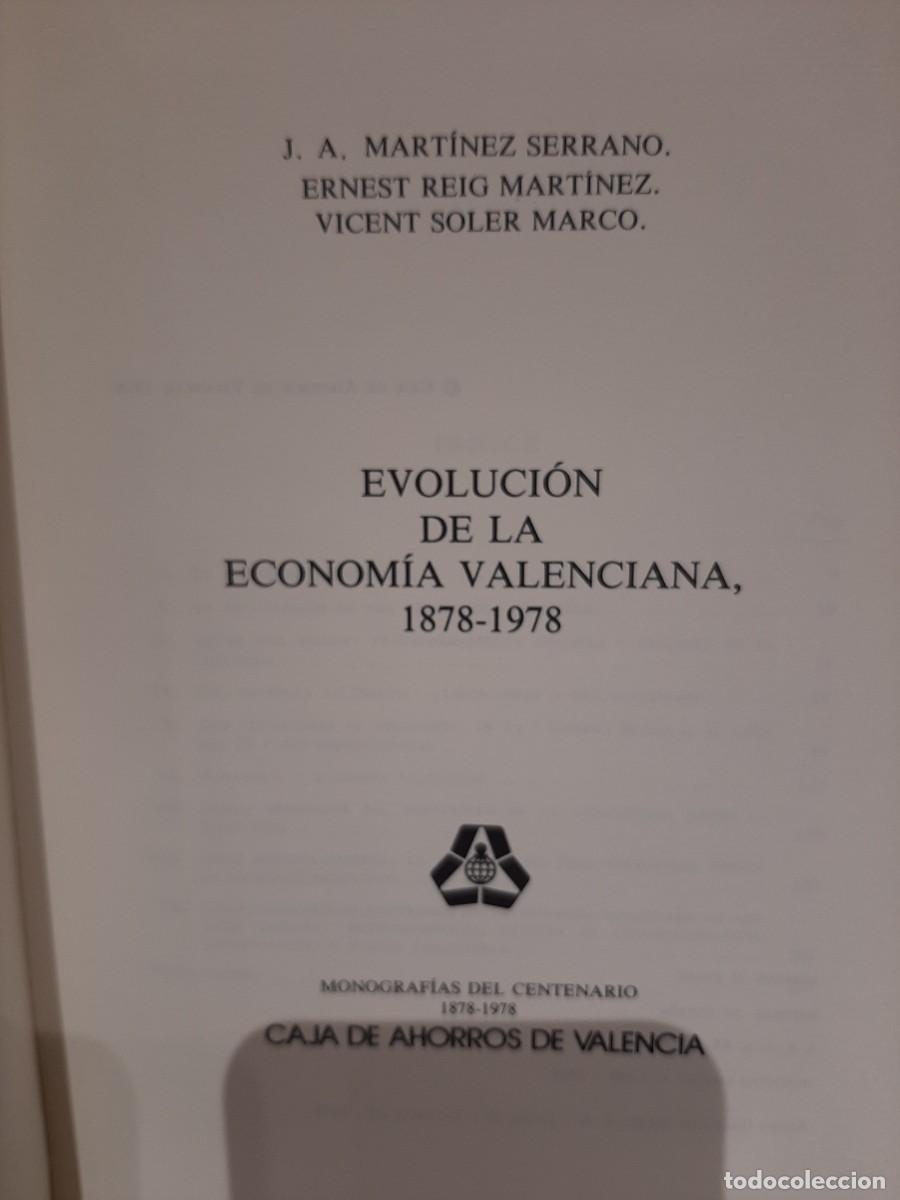Libros de segunda mano: VV. AA. Evoluci&oacute;n de la econom&iacute;a valenciana, 1878-1978