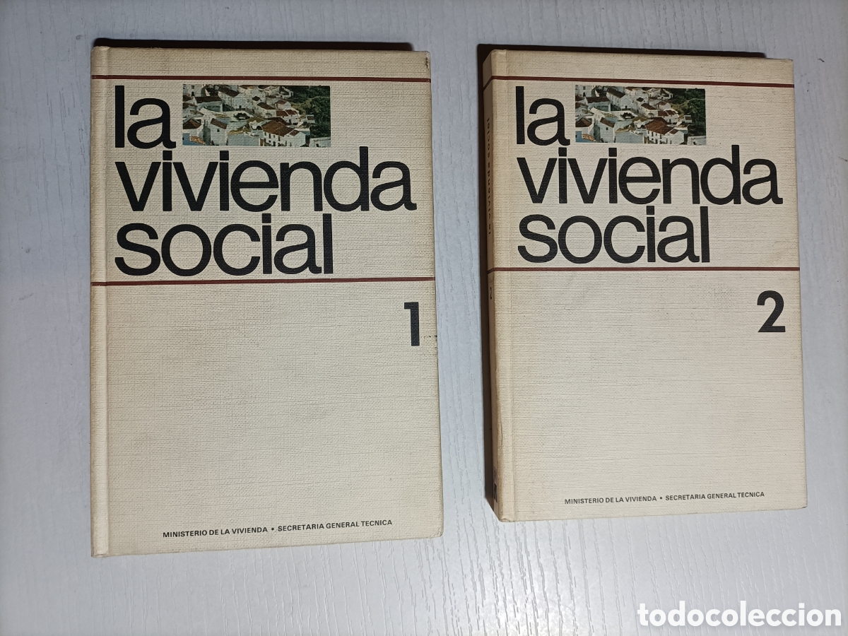 Libros de segunda mano: La vivienda social 1 y 2. Colecci&oacute;n textos legales 1977