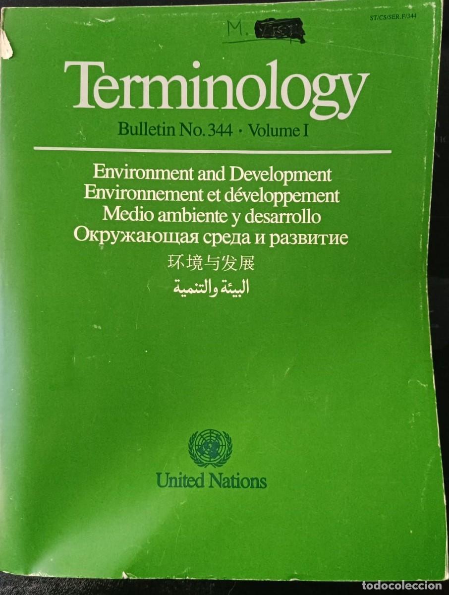 Libri di seconda mano: Libro Terminology Naciones Unidas Medio ambiente