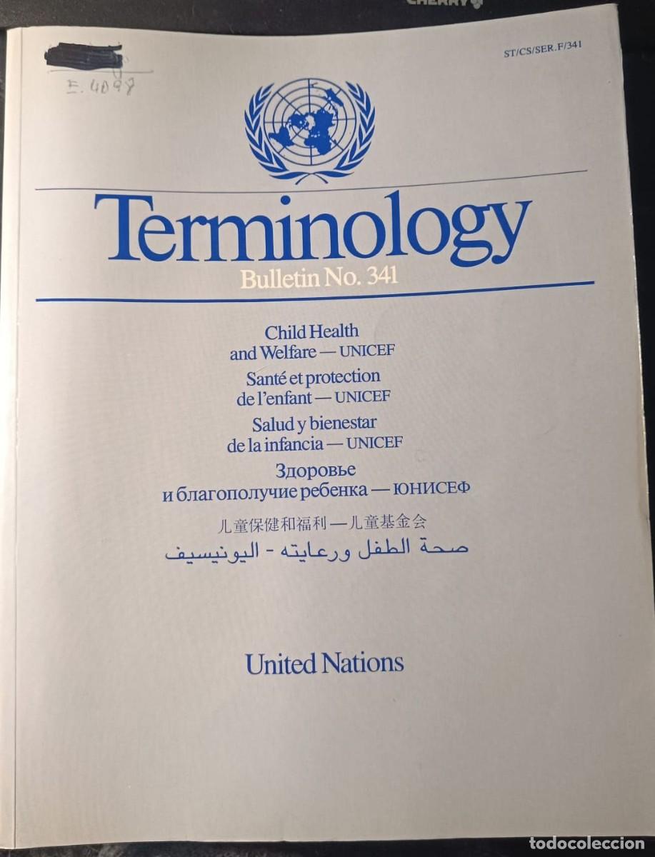 Libri di seconda mano: Libro Terminology Naciones Unidas 341