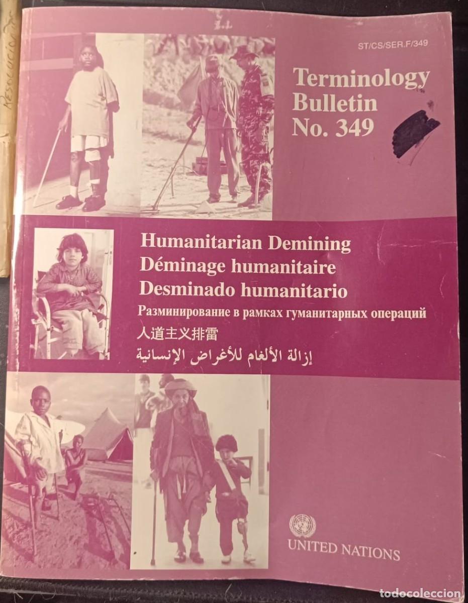 Libri di seconda mano: TERMINOLOGY BULLETIN UNITED NATIONS N&ordm; 310, 313, 313 y 349 LOTE DE 4 LIBROS