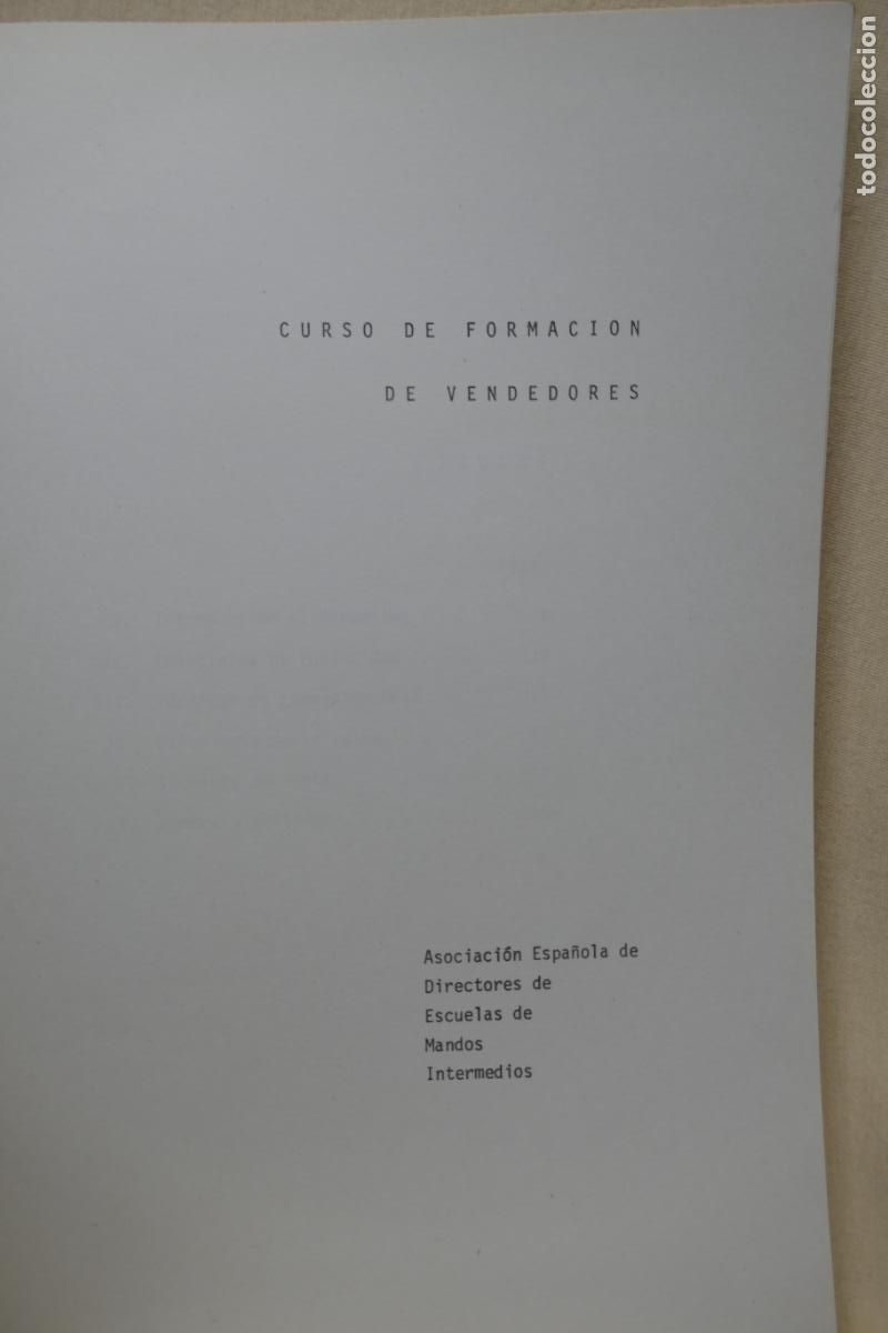 Libros de segunda mano: CURSO DE FORMACI&Oacute;N DE VENDEDORES - ADEMI - Foto 7