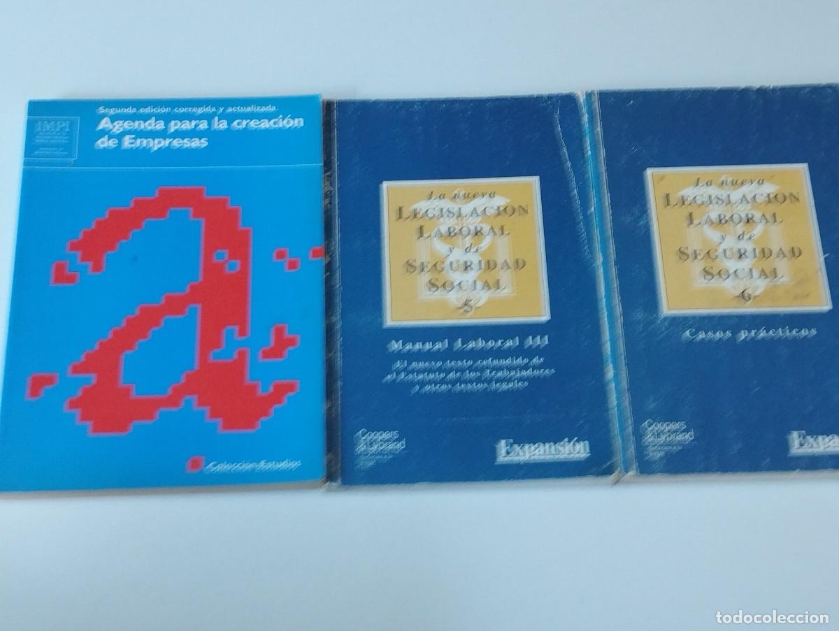 Libros de segunda mano: 3 LIBROS DE TEMAS LABORALES VER FOTO