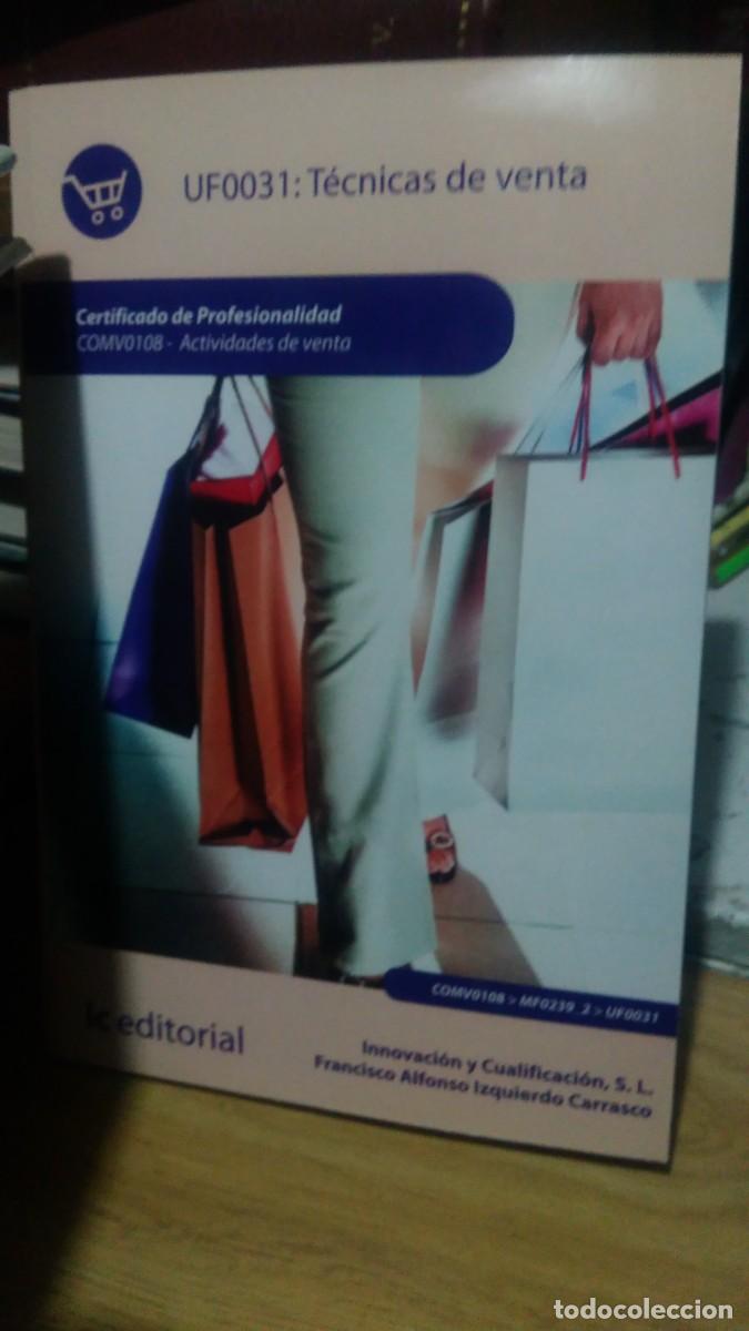 Gebrauchte B&uuml;cher: UF0031: T&eacute;cnicas de venta ic editorial innovaci&oacute;n y cualificaci&oacute;n S.L