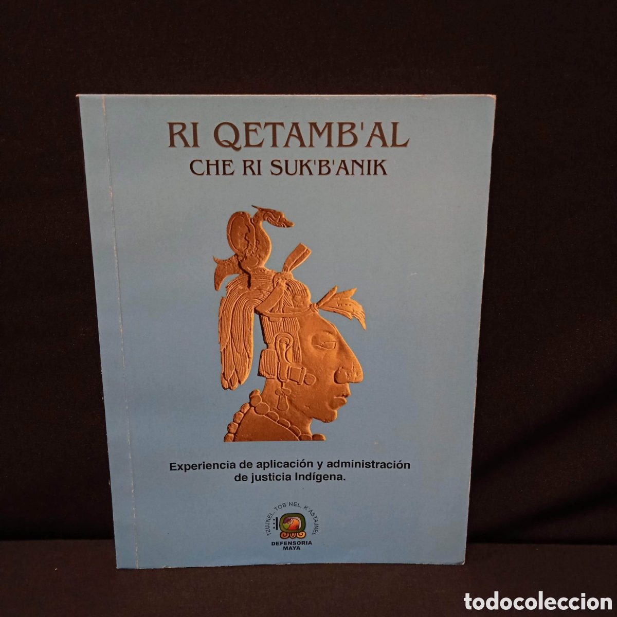 Second hand books: RI QETAMB'AL CHE RI SUK'B'ANIK APLICACI&Oacute;N Y ADMINISTRACI&Oacute;N DE JUSTICIA IND&Iacute;GENA - DEFENSOR&Iacute;A MAYA