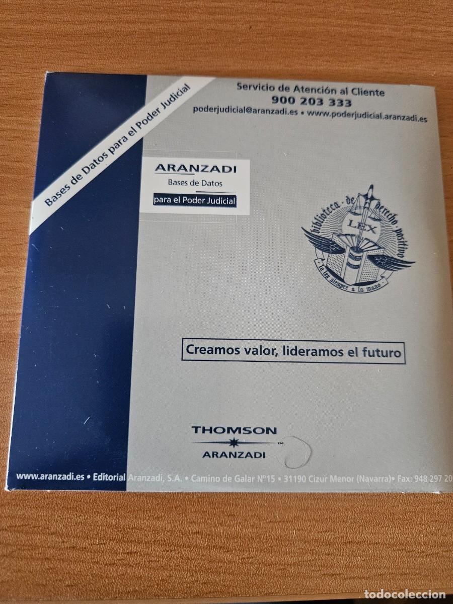 Libros de segunda mano: BASES DE DATOS PARA EL PODER JUDICIAL - 2007/4 Bases de datos generales - Aranzadi - DVD - CGPJ - Foto 2