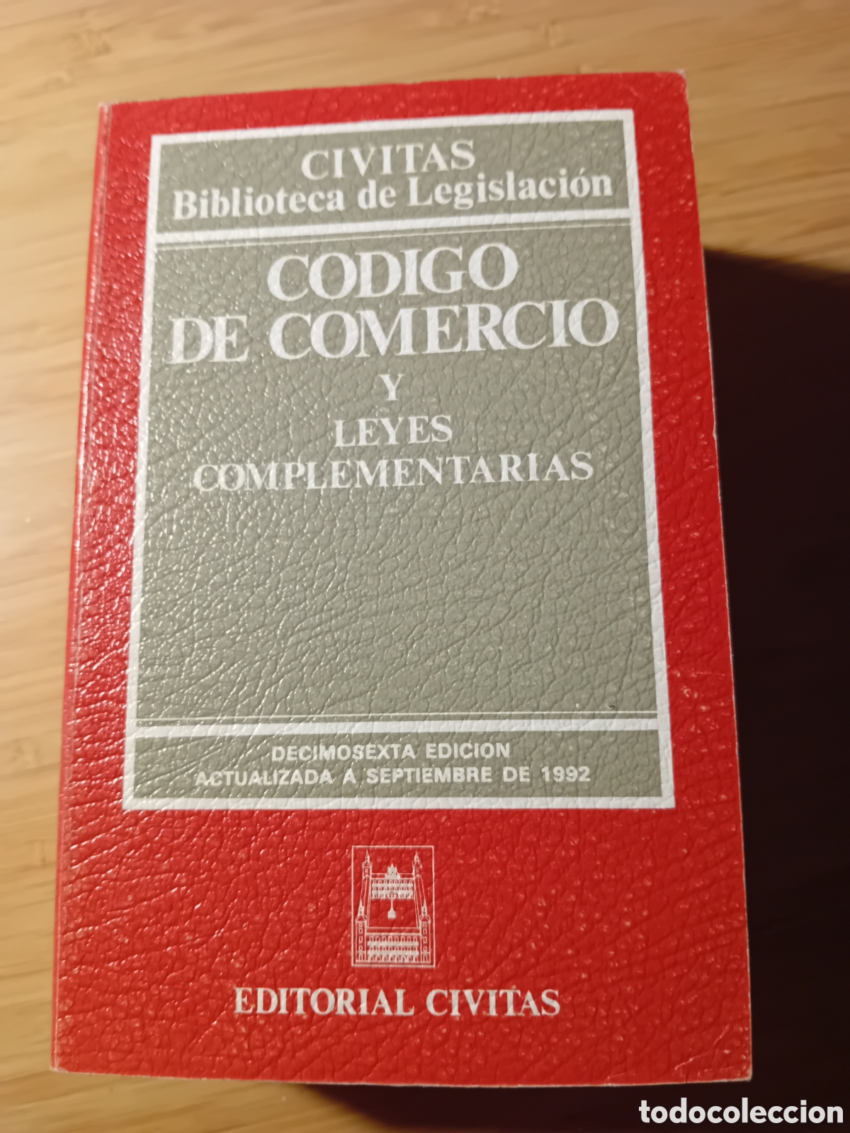 Libros de segunda mano: Codigo de comercio y leyes complementarias (Civitas 1992) - Foto 1