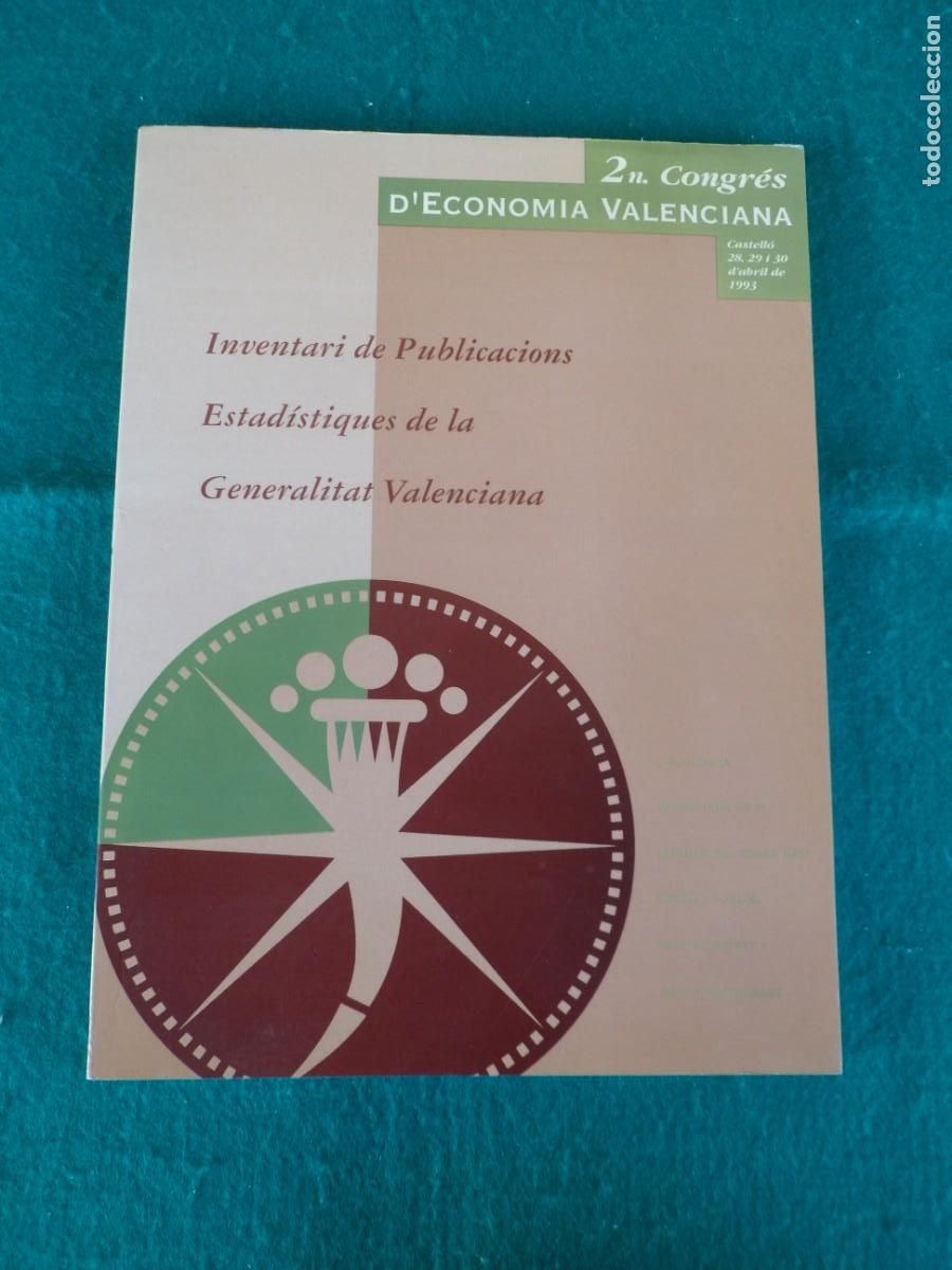 Second hand books: 2n. Congr&eacute;s d'Economia Valenciana. Inventari de Publicacions Estad&iacute;stiques de la Generalitat ...