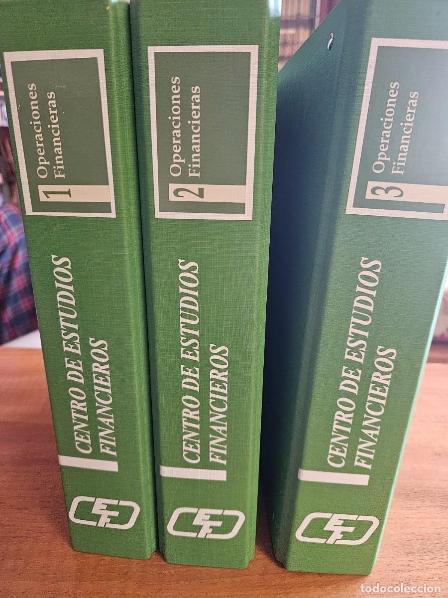 Libri di seconda mano: OPERACIONES FINANCIERAS 1 2 3 - Centro de estudios financieros CEF - 1997- 3 Archivadores
