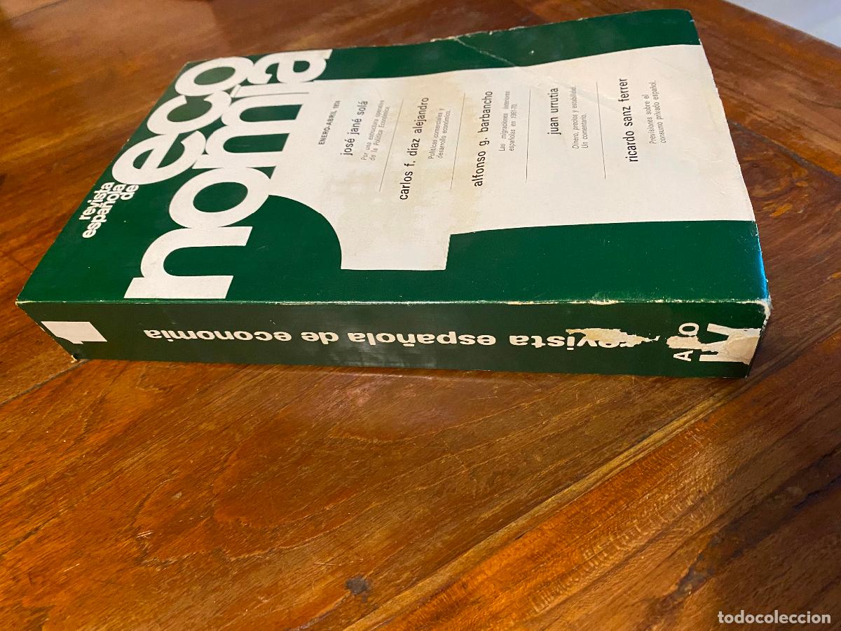 Libri di seconda mano: REISTA ESPA&Ntilde;OLA DE ECONOMIA, ABRIL 1974
