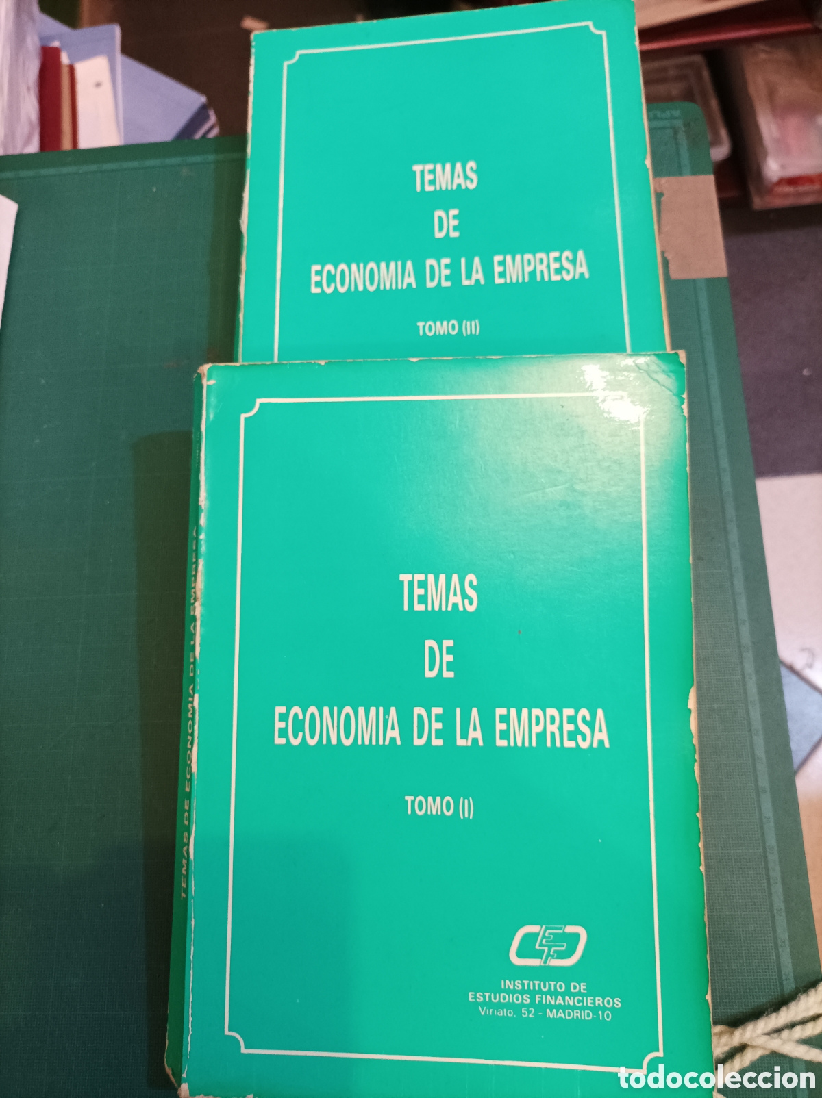 Gebrauchte B&uuml;cher: TEMAS DE ECONOM&Iacute;A DE EMPRESA .TOMOS I,II . INSTITUTO DE ESTUDIOS FINANCIEROS EDICI&Oacute;N 1985
