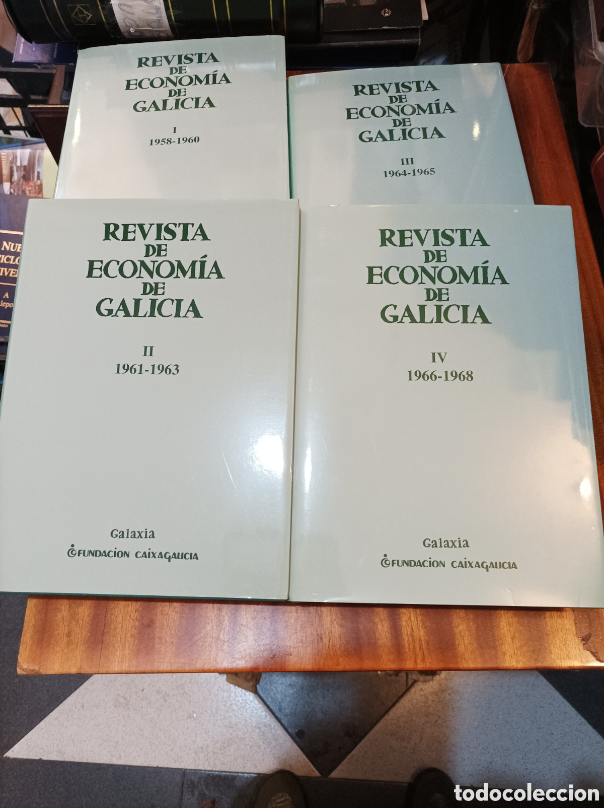 Gebrauchte B&uuml;cher: REVISTA DE ECONOM&Iacute;A DE GALICIA. 4 TOMOS -1958-1968.GALAXIA 2001