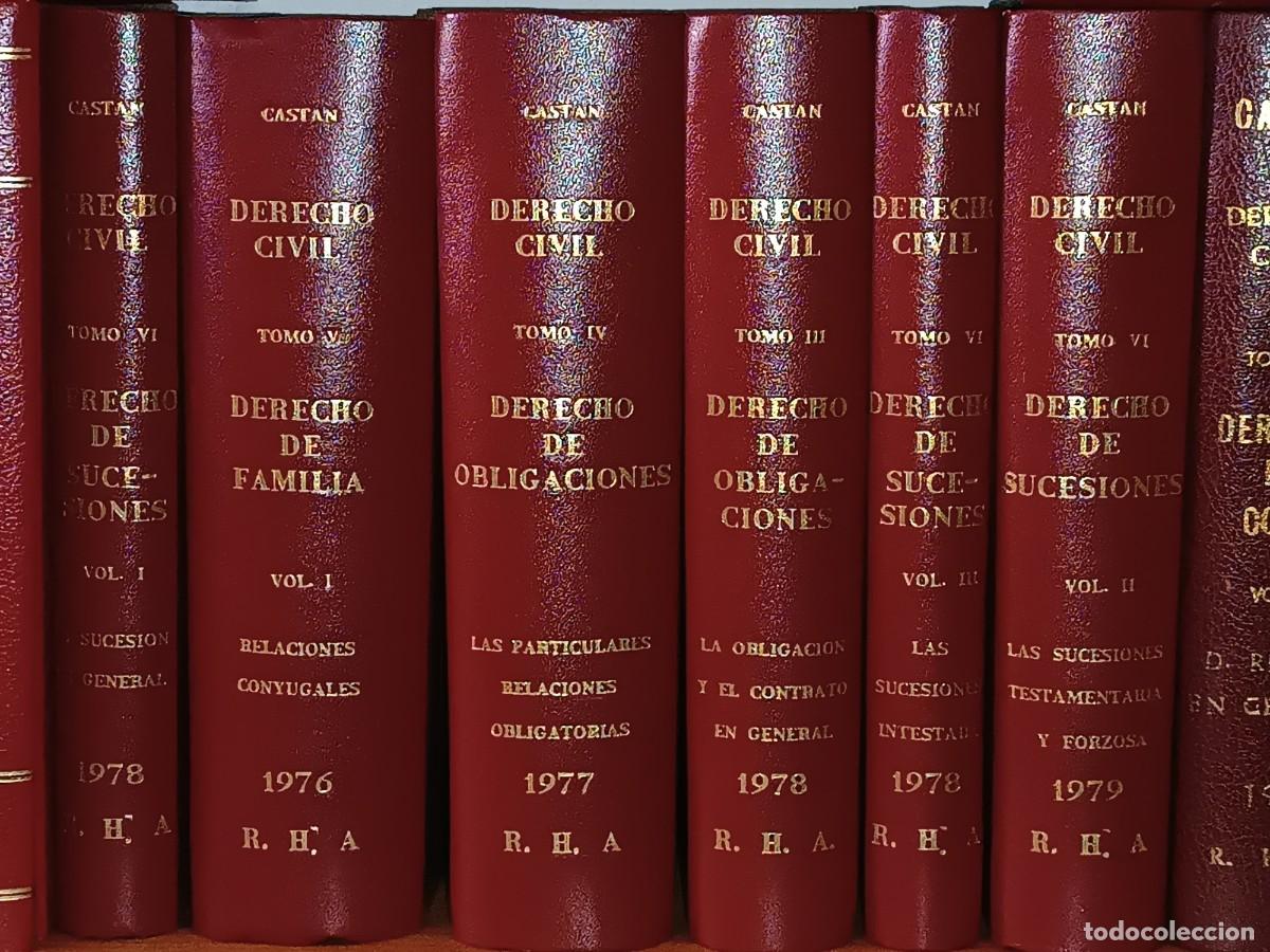 Libri di seconda mano: DERECHO CIVIL 6 TOMOS GATAN VER FOTO