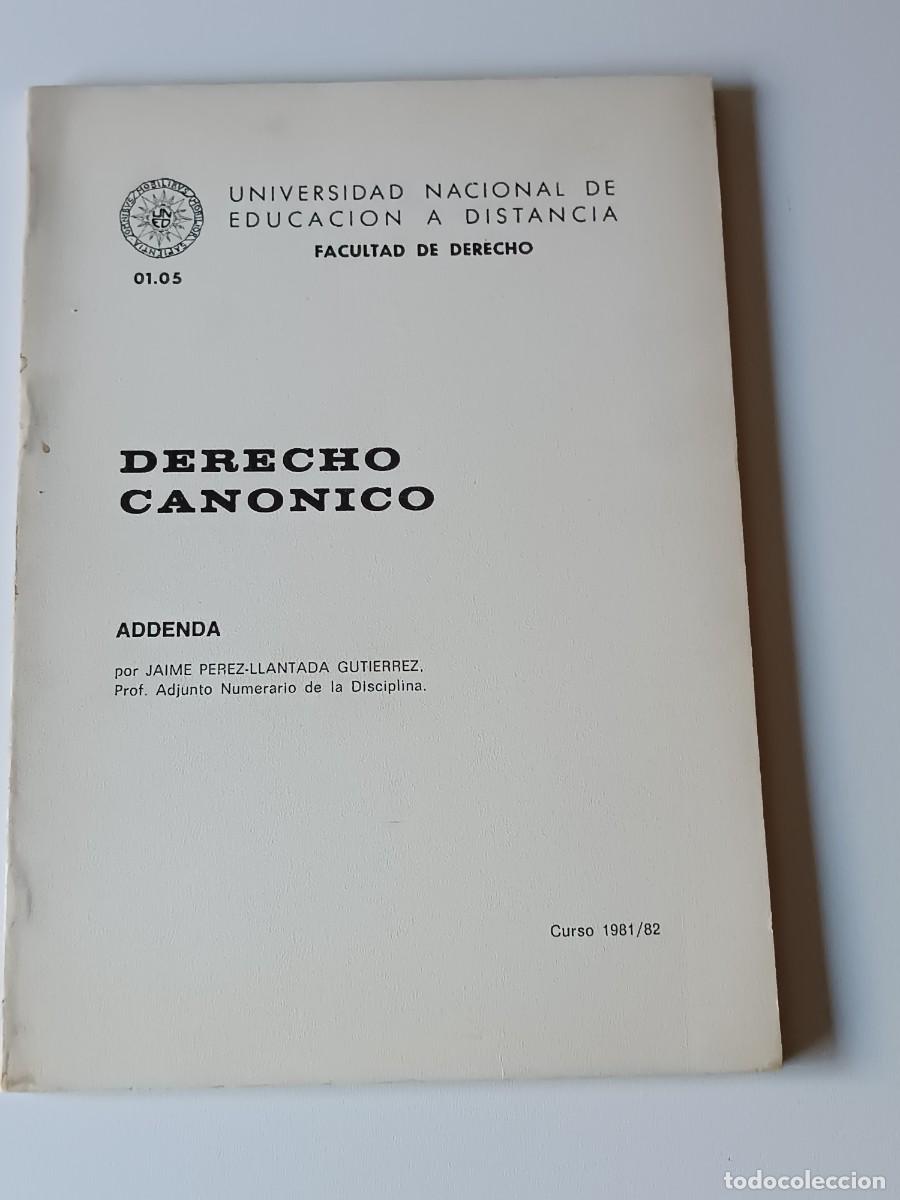 Libri di seconda mano: DERECHO CANONICO TEMA INTERESANTE