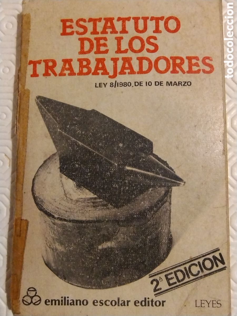 Libri di seconda mano: Estatuto del trabajador reproducci&oacute;n del BOE segunda edici&oacute;n