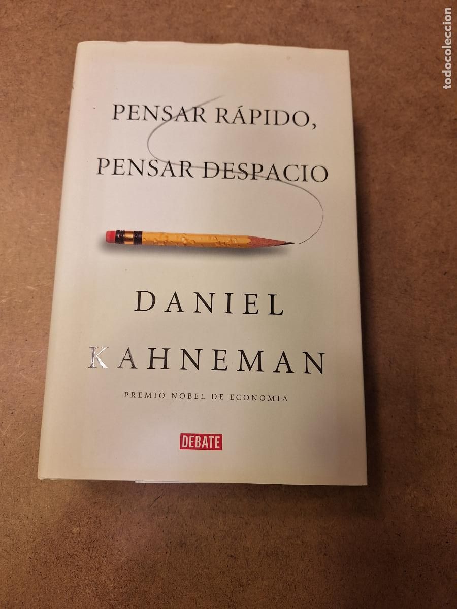 Libros de segunda mano: Pensar r&aacute;pido, pensar despacio - Daniel Kahneman - Foto 1