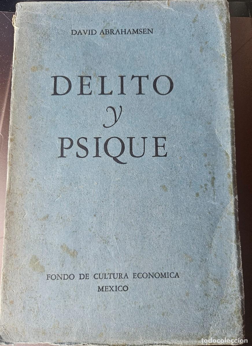Libros de segunda mano: DELITO Y PSIQUE - David Abrahamsen - 1946 - Foto 1