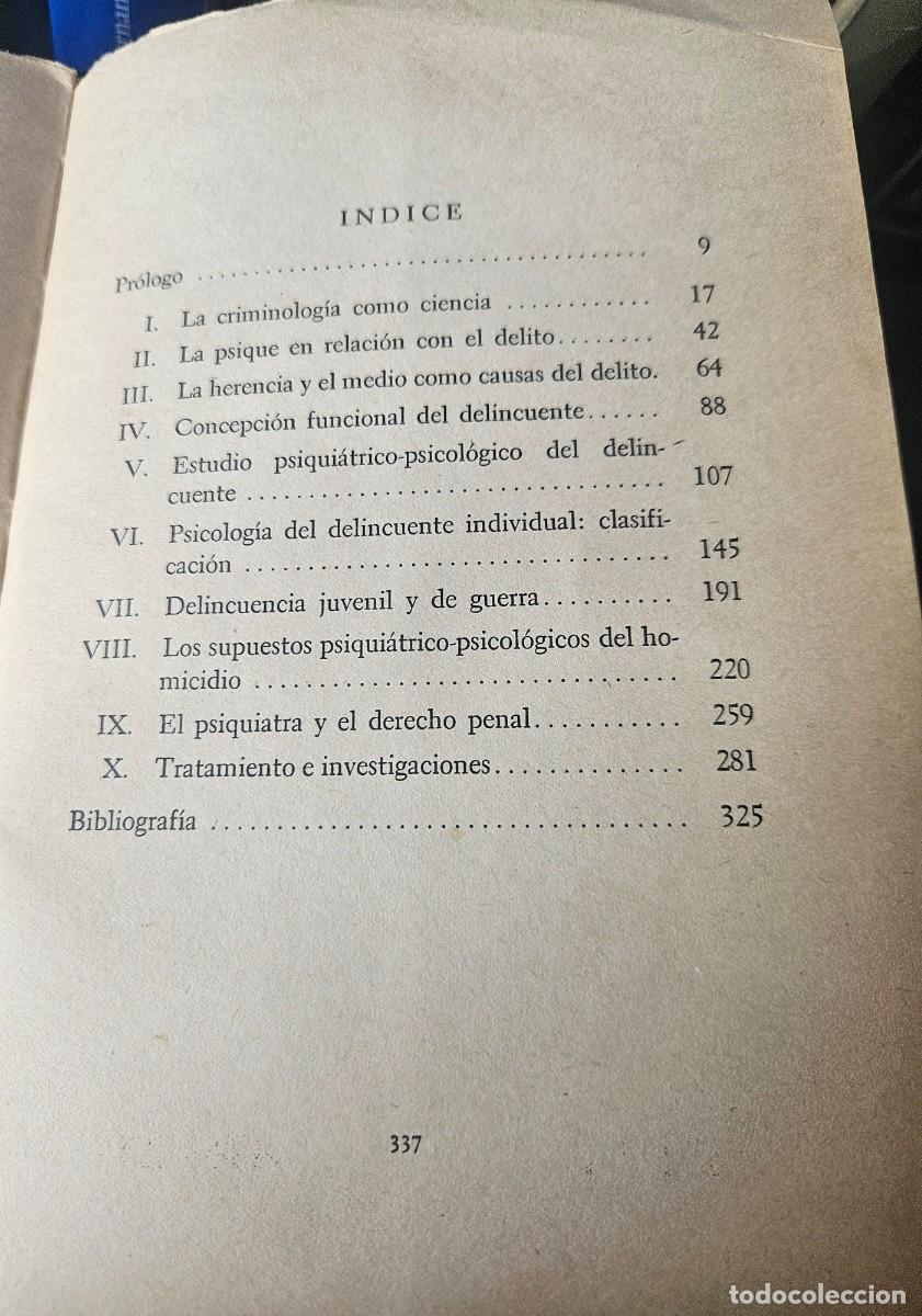 Libros de segunda mano: DELITO Y PSIQUE - David Abrahamsen - 1946 - Foto 8