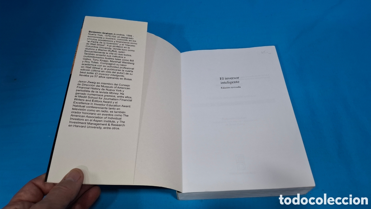 Libros de segunda mano: EL INVERSOR INTELIGENTE - BENJAM&Iacute;N GRAHAM - Foto 2
